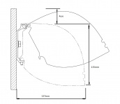 Kauber Red Label Tensioned BT Cinema 95" 16:9 118x210 дроп 60 см. Gray Pro